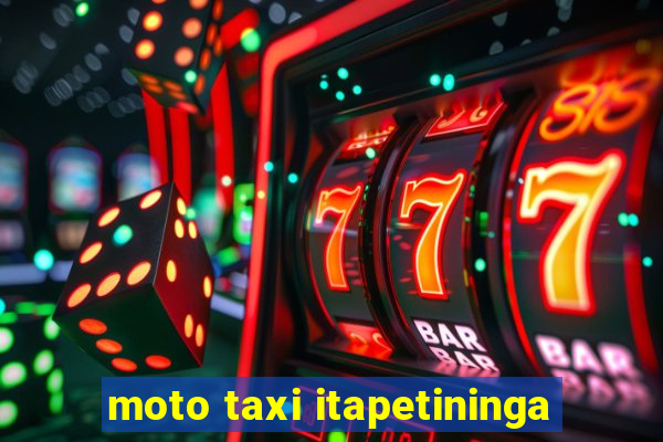 moto taxi itapetininga